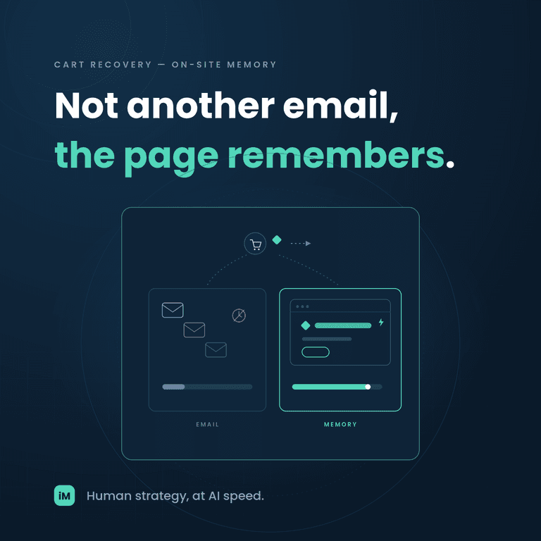 Cart Abandoners Don't Need Another Email — They Need a Homepage That Remembers Them
