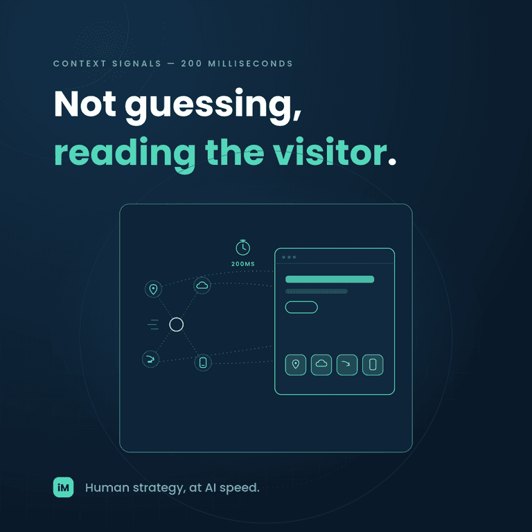 Location, Weather, Source, Device: The Four Context Signals Every Homepage Should Read (But Almost None Do)