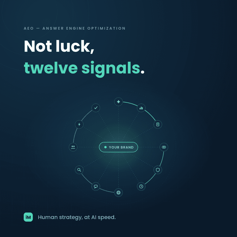 Answer Engine Optimization (AEO): The 12 Signals AI Models Weight When Recommending a Brand
